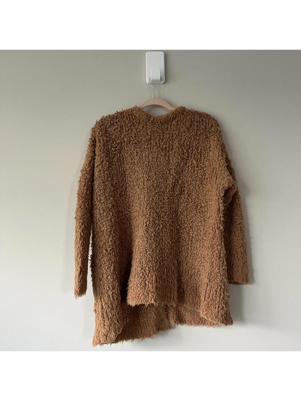R13 Teddy Bear Cardigan In Oatmeal Knit Wool Blend Size XS NEW - Picture 3 of 6